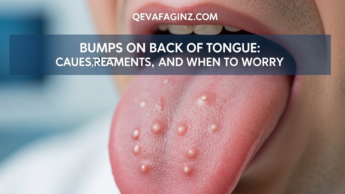 When Should You Worry About Bumps on the Back of Your Tongue?
