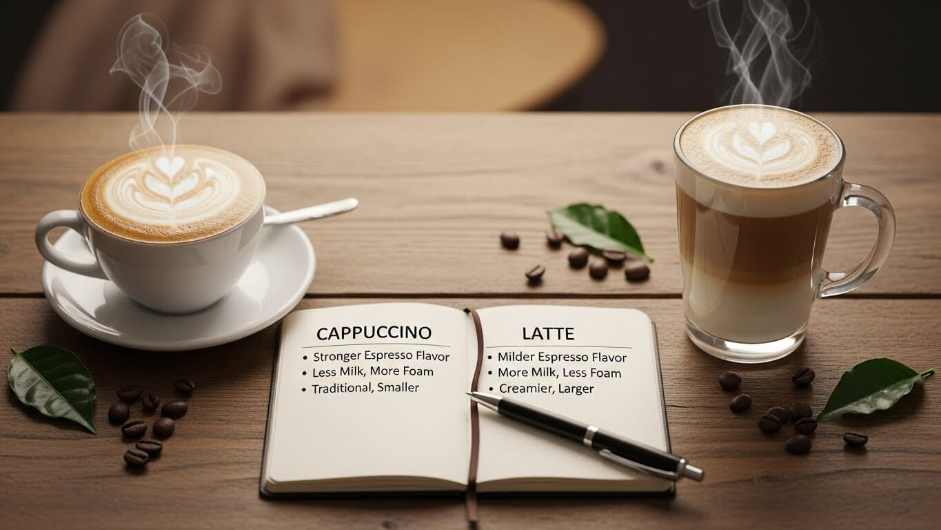 What Does Cappuccino Versus Latte Mean