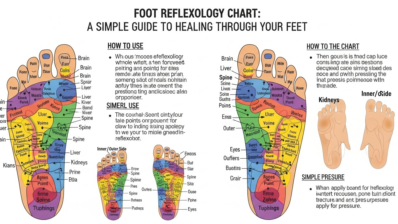 Foot Reflexology Chart