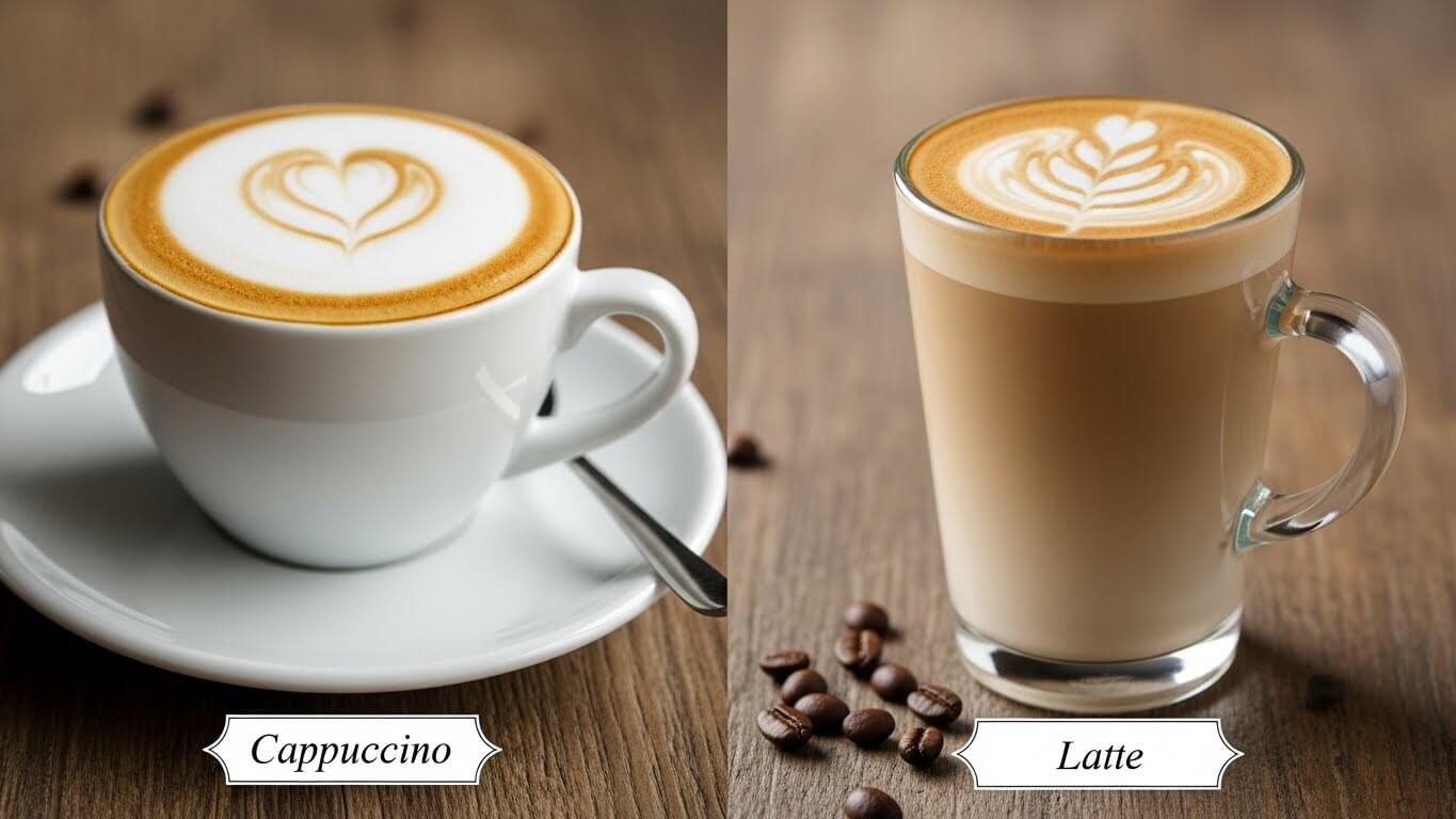 Cappuccino vs Latte