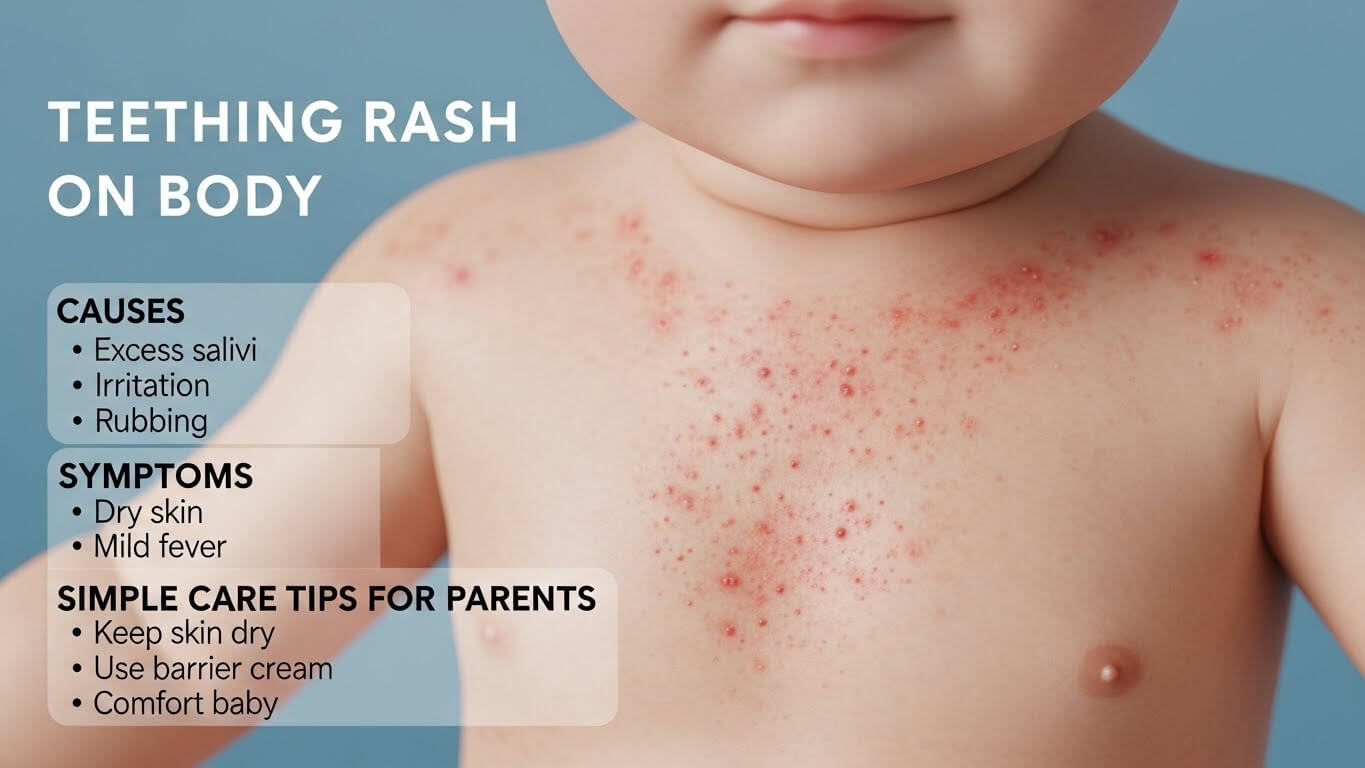 Teething Rash on Body: Causes, Symptoms, and Simple Care Tips for ...